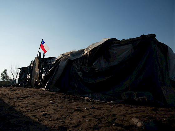 Foto de un campamento.