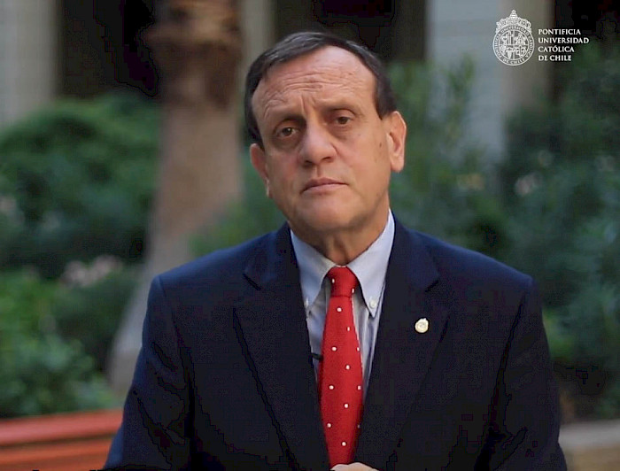 Imagen del rector Ignacio Sánchez