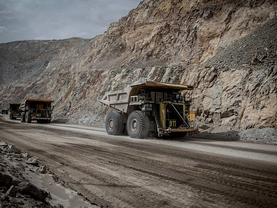 Maquinaria para la minería.- Foto La Tercera