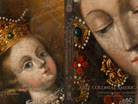 Portada de libro Arte Colonial Americano, Colección Joaquín Gandarillas Infante.
