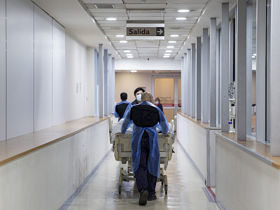 Hospitalizado. Foto Dirección de Comunicaciones