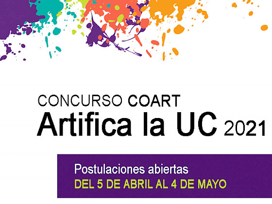 Afiche del concurso Artifica la UC modalidad no profesional.