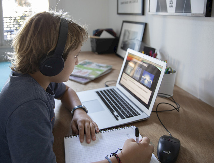 Clases online.- Foto Dirección de Comunicaciones