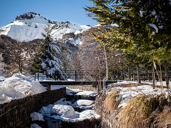 Imagen de los Nevados de Chillán.