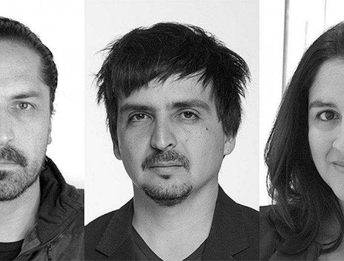 Foto de los tres profesores que encabezan el proyecto.