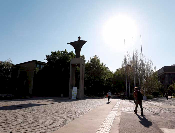 Entrada casa central.- Foto Dirección de Comunicaciones