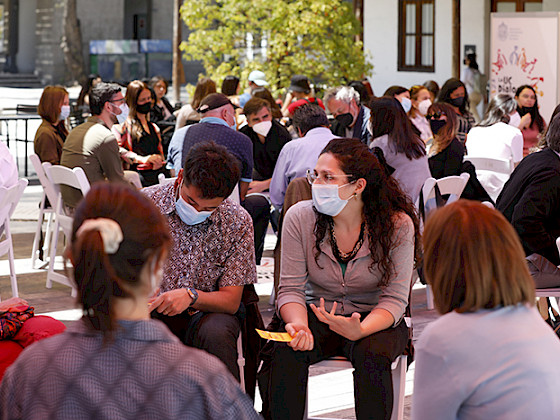 La UC Dialoga en San Joaquín. Foto César Cortés