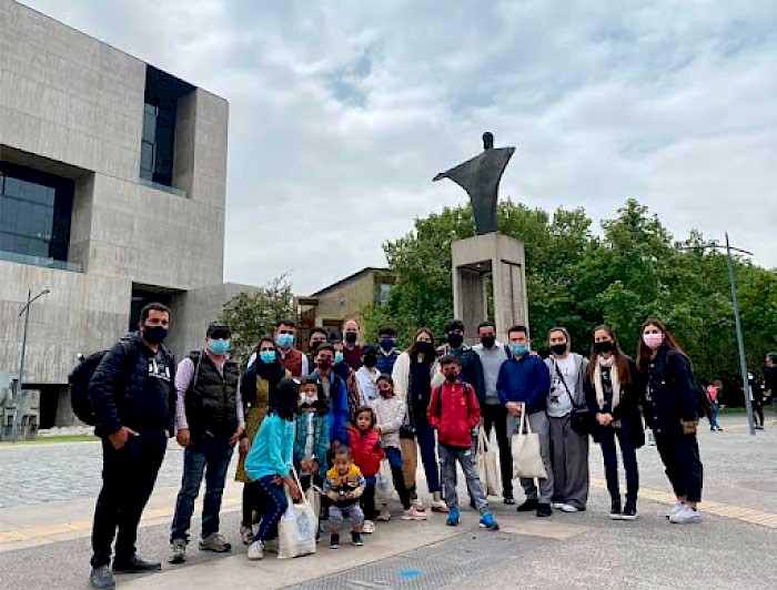 UC Chile will provide Spanish classes, medical assistance, psychosocial support and access to the international services program to Afghan refugee families in Chile. (Photo: UC Social Work)