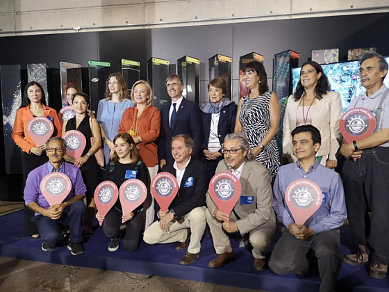 La primera dama, Cecilia Morel junto a Ministros y Subsecretarios en el Lanzamiento de la "Ruta Astroturística de la Región Metropolitana"