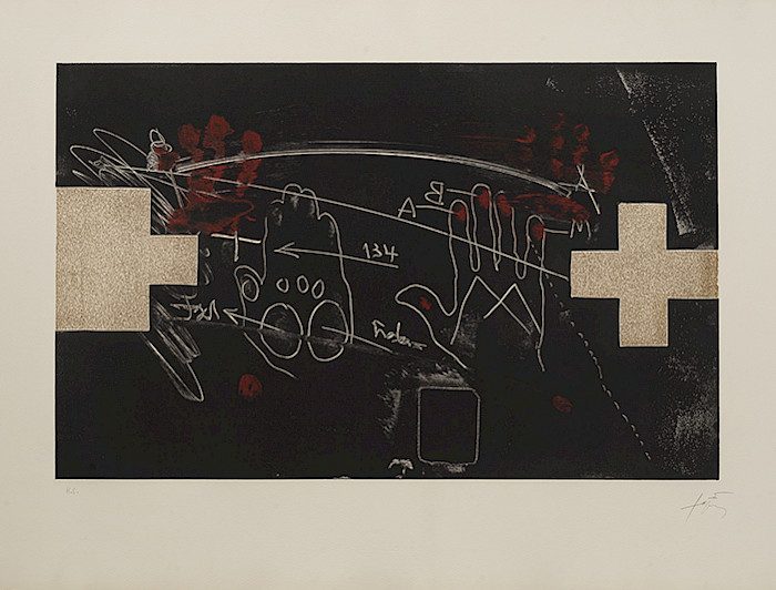 imagen correspondiente a la noticia: "Llega a Chile primera muestra con el informalismo trascendental de Antoni Tàpies"