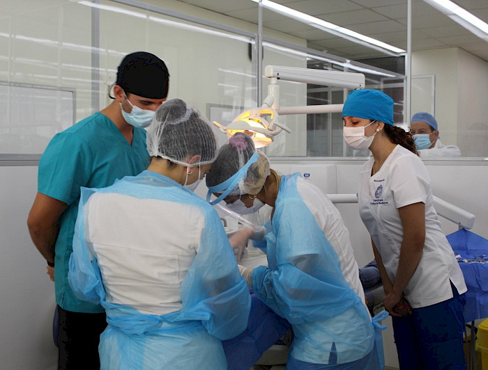 imagen correspondiente a la noticia: "Novatos y novatas de Odontología UC tienen primer acercamiento con pacientes"