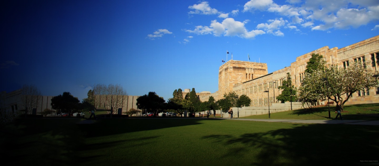 Frontis de la Universidad de Queensland, Australia