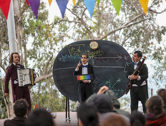 Show durante el Festival de las Ciencias.
