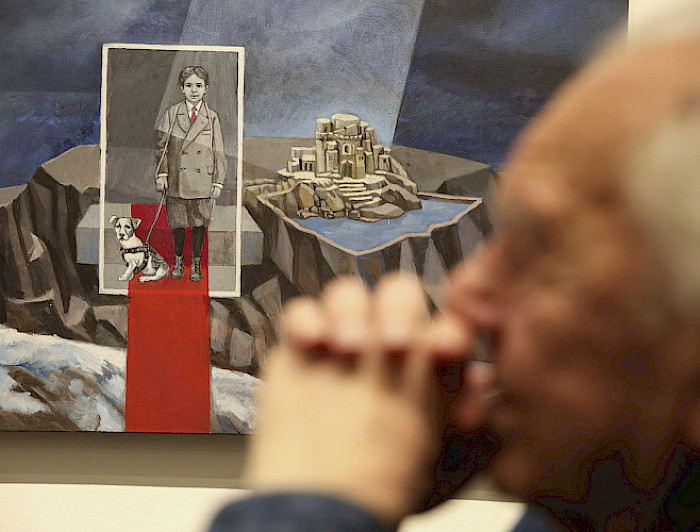 imagen correspondiente a la noticia: "Claudio di Girolamo exhibe y habla de lo clásico a lo inédito con "Fragmentario: trayectos de obra""