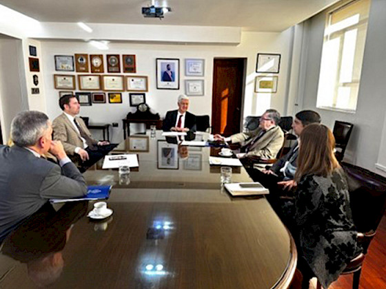Reunión del G9 con director de SII.- Foto Comunicaciones G9