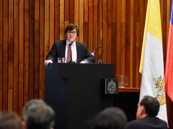 Alejandro Carrasco, Director de CEPPE UC, destacó la contribución de los ex directores del Centro, entre ellos Cristián Cox, quien hizo suya la invitación de la UC de impulsar un centro de investigación en educación.
