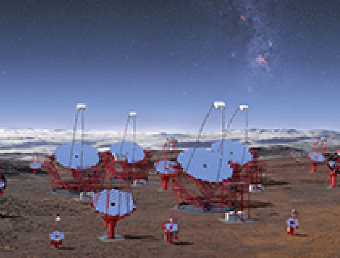 imagen correspondiente a la noticia: "Académicos celebran construcción en Chile del observatorio de rayos gamma más potente del mundo"