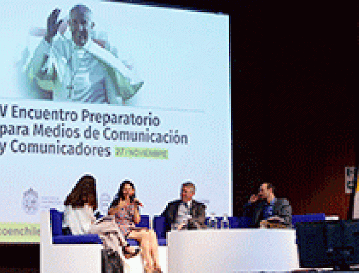 imagen correspondiente a la noticia: "Quinto encuentro para comunicadores de la visita papal se realizó en la UC"