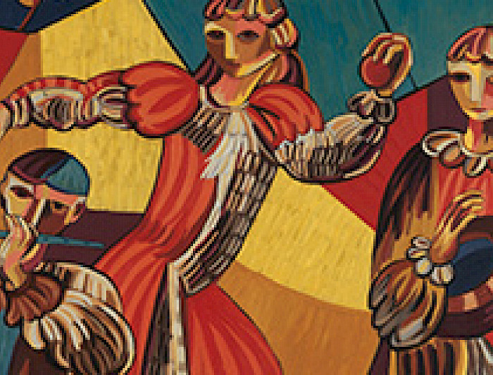 imagen correspondiente a la noticia: "Pinturas y dibujos de Teresa Zurita se exhiben en el Centro de Extensión"